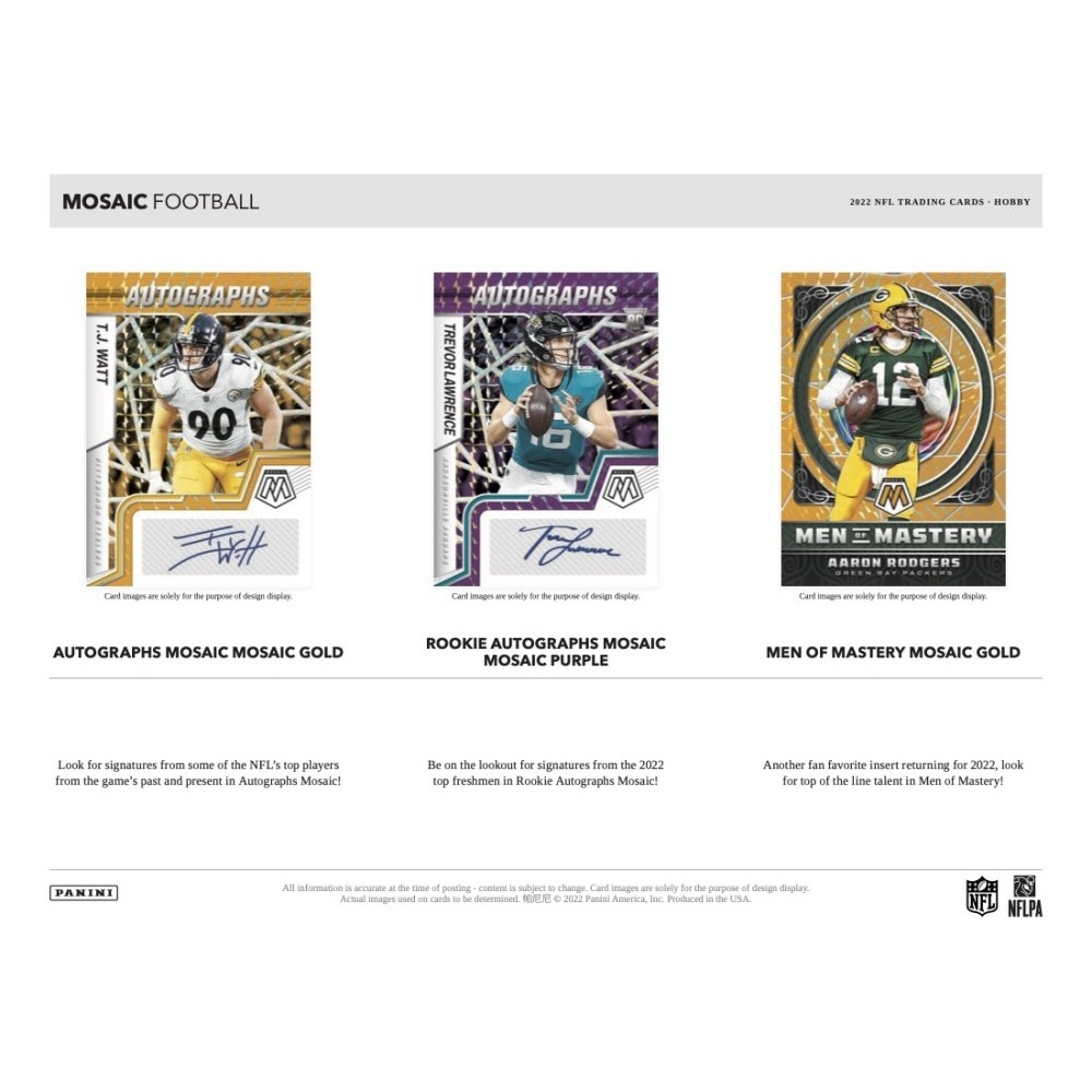 2022 Panini Mosaic Football Hobby Box