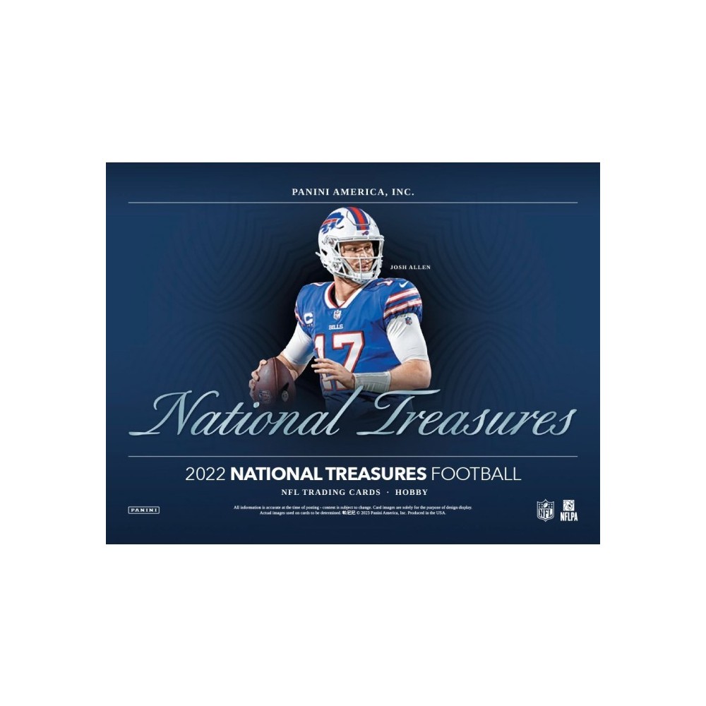 2022 Panini National Treasures Football Hobby Box SNAKE DRAFT Group