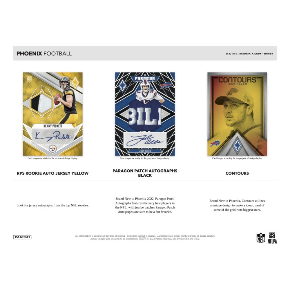 2022 Panini Phoenix Football Hobby Box – Mojobreak Shop