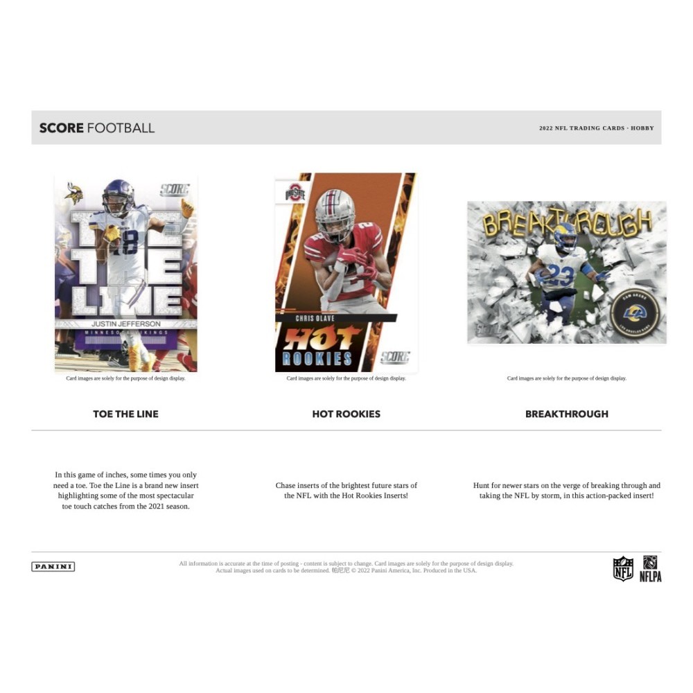 2022 Panini Score Football Hobby Box | Steel City Collectibles