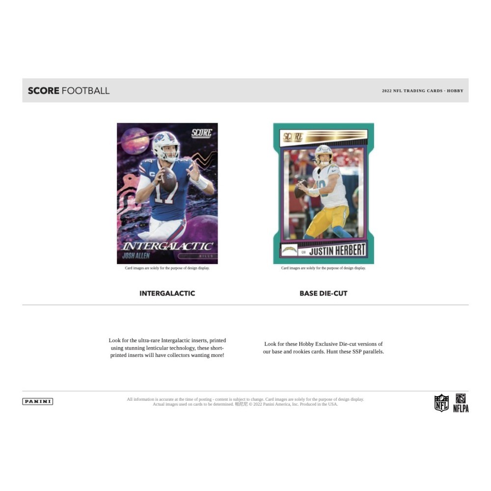 2022 Panini Score FOOTBALL - RETAIL BOX - 24 PACKS - CHEAPEST ON THE NET!!!  - Juicy Lucy's Steakhouse