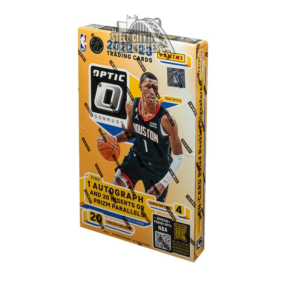 2022-23 Panini Donruss Optic Basketball Hobby 12-Box Case | Steel