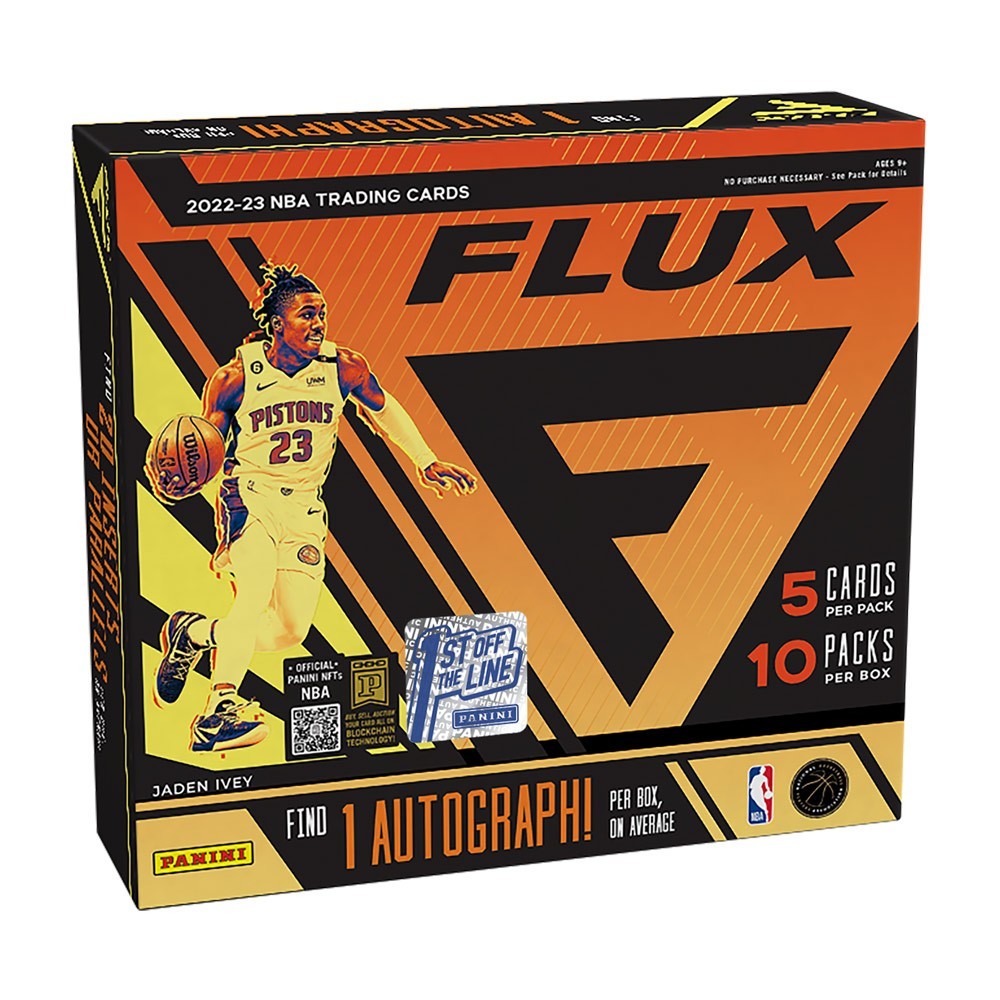 2022-23 Panini Flux Basketball Hobby Box - 1st Off The Line