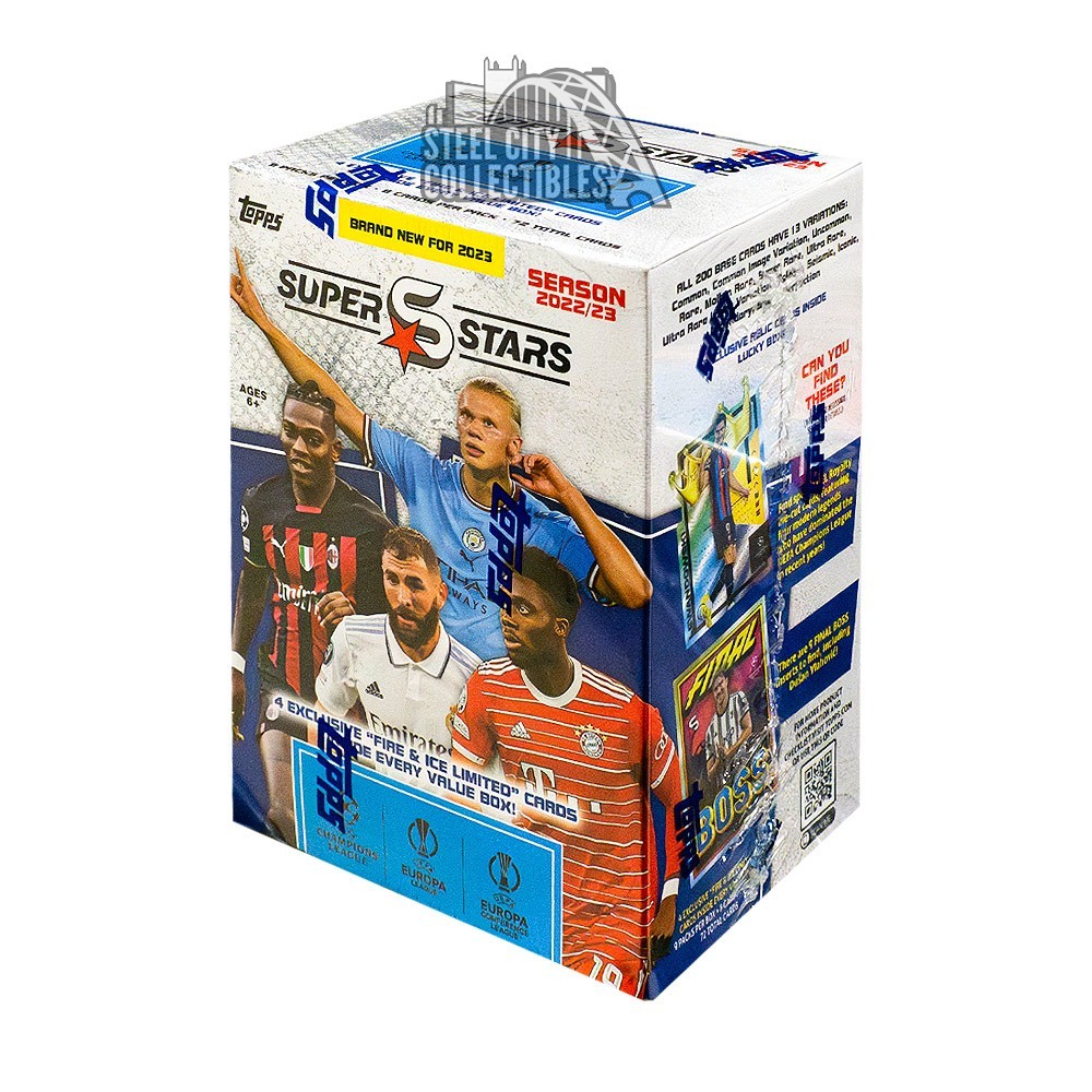 2023 Topps UEFA Soccer Superstars Blaster Box