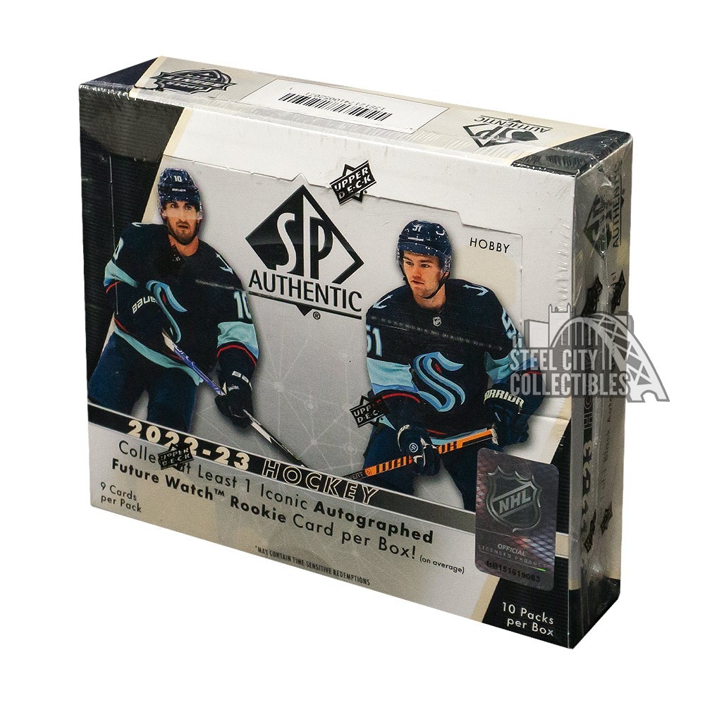 2022 23 Upper Deck SP Authentic Hockey Hobby 16 Box Case Steel