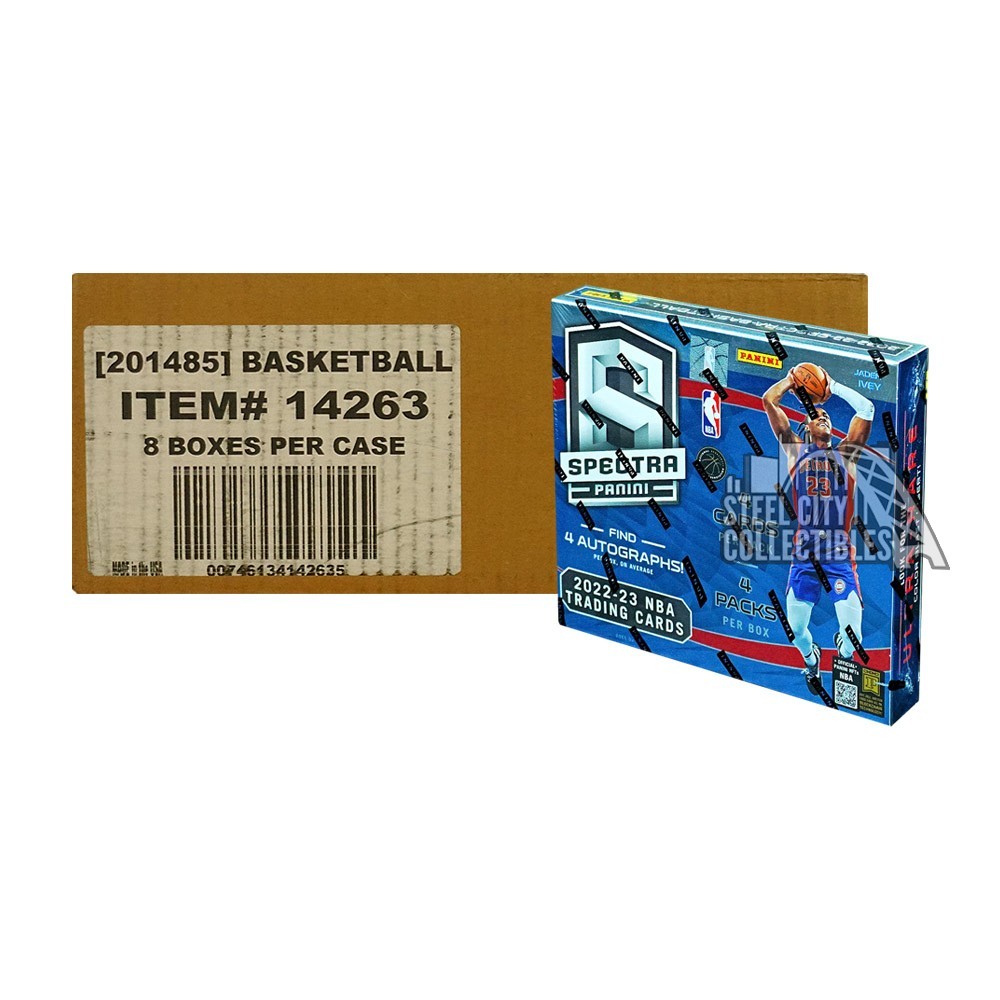 2022-23 Panini Spectra Basketball Hobby 8-Box Case