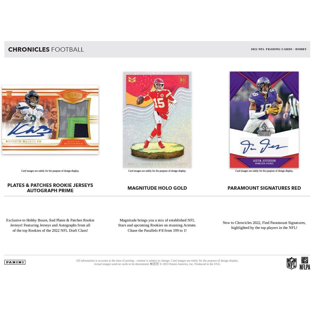 2022 Panini Chronicles Football Checklist, NFL Set Info, Buy Boxes