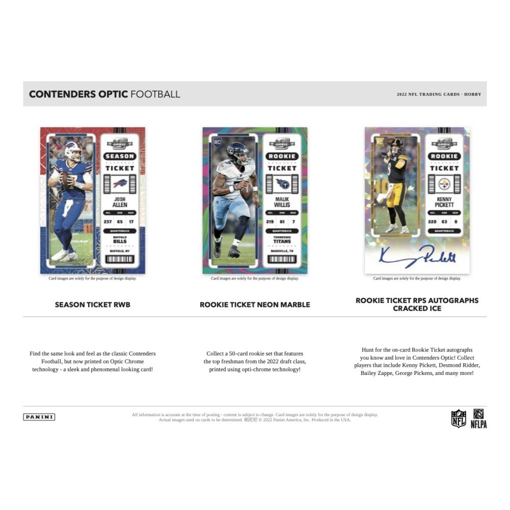 2021 Panini Contenders Optic Football Hobby Box