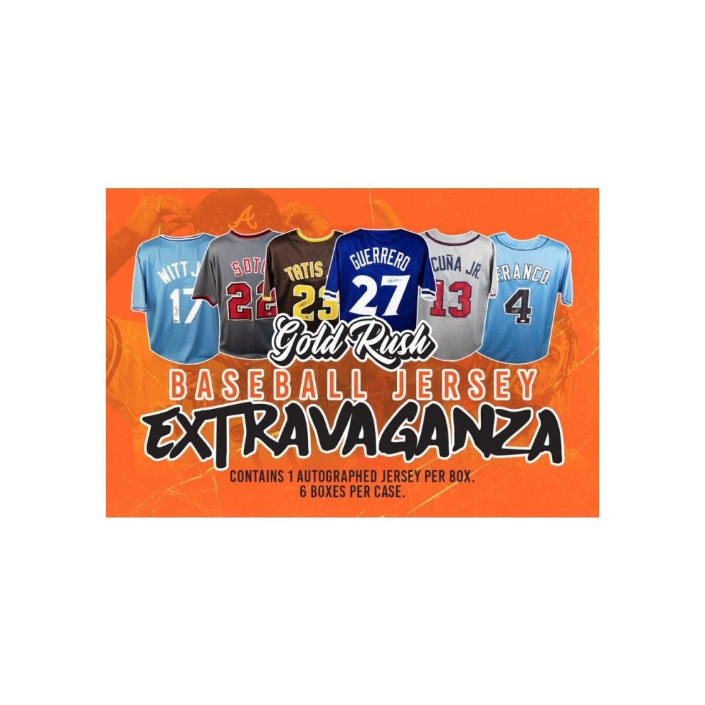 2022 Gold Rush Extravaganza Baseball Jersey Edition 6-Box Case