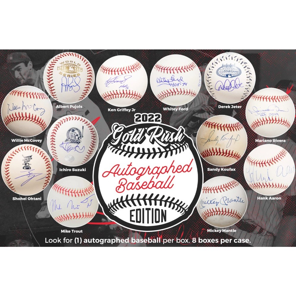 2019 Gold Rush Autographed Baseball Jersey Edition Box