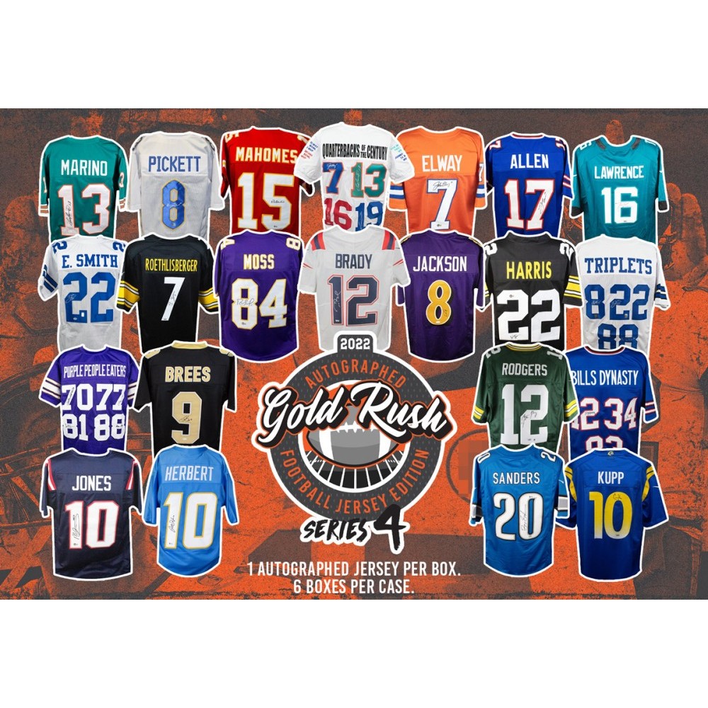 2021 Gold Rush Autographed Multi-Sport Jersey Edition Series 4 Box