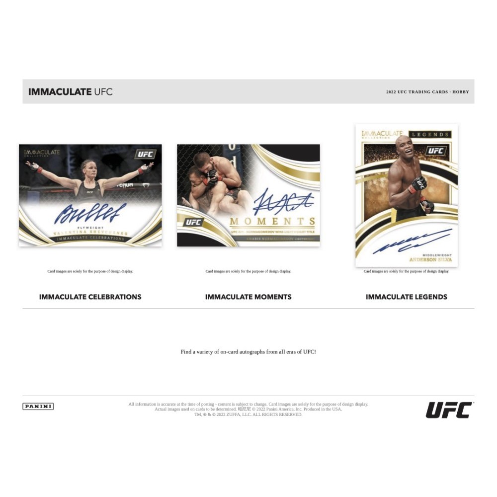 UFC Immaculate 2024 signed poster with case