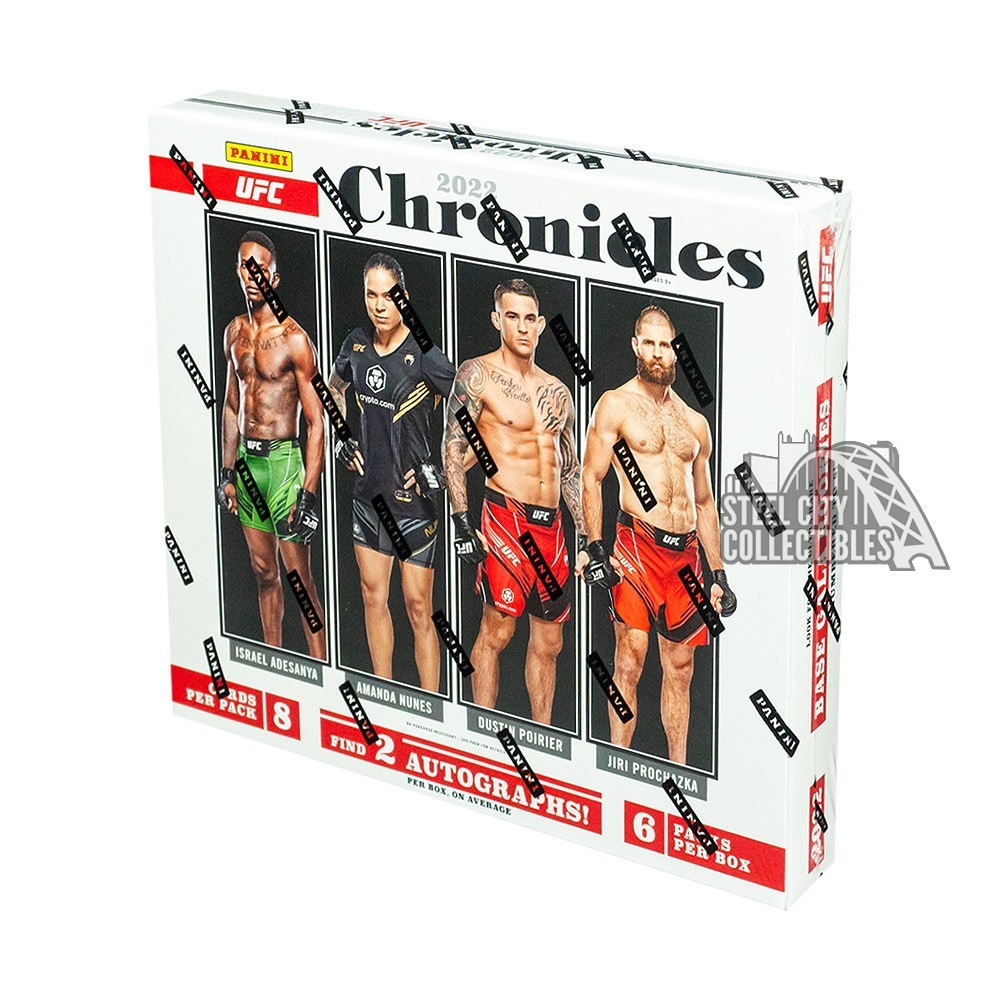 2022 Panini Chronicles UFC Hobby Box Steel City Collectibles