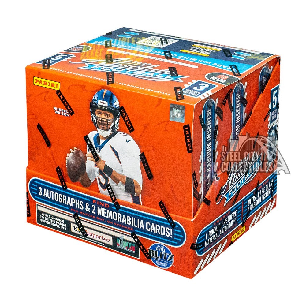 2022 Panini Absolute Football Hobby 12-Box Case