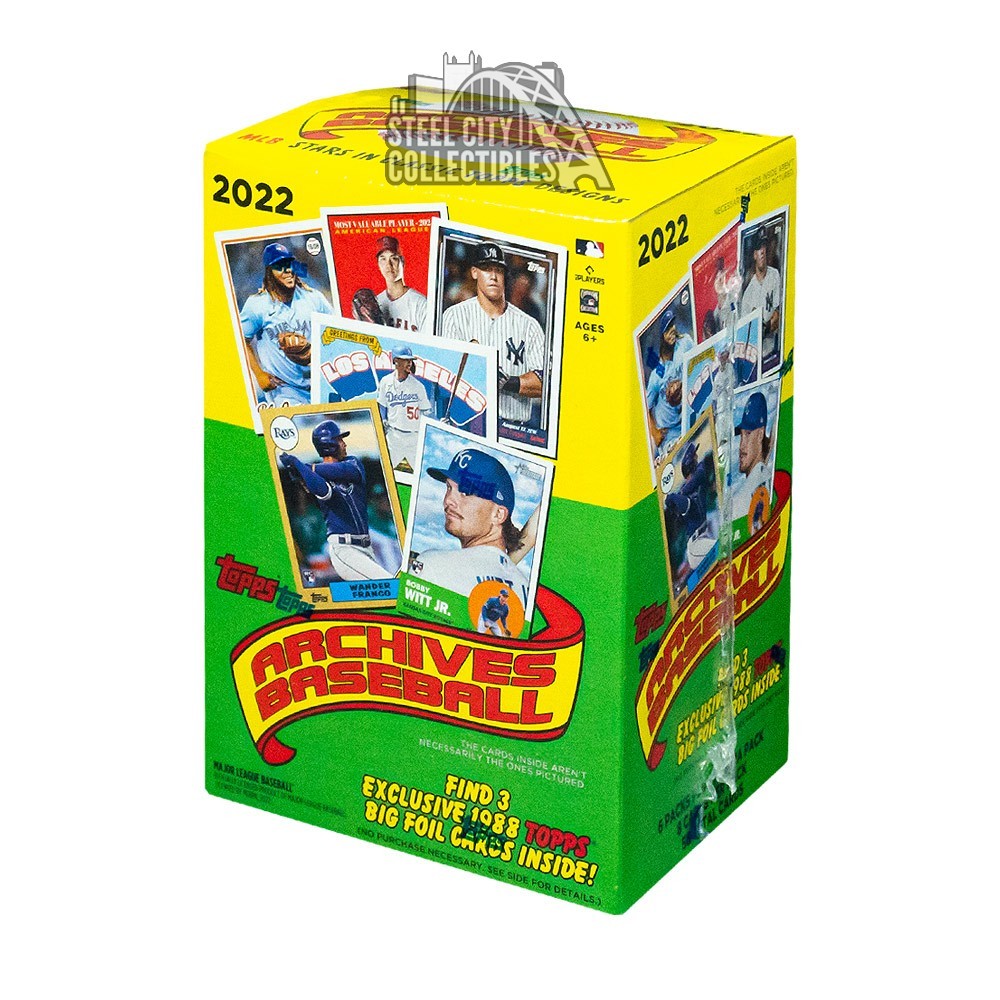 2022 Topps Archives Baseball Blaster Box Steel City Collectibles