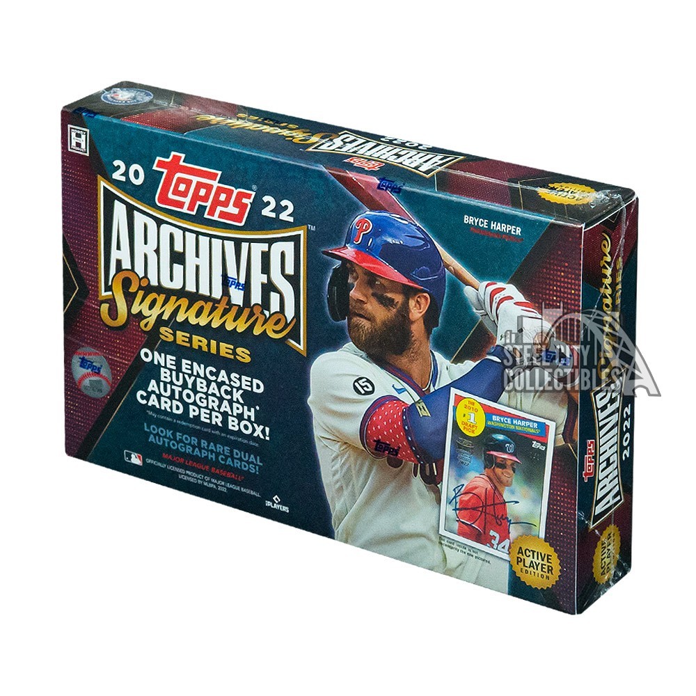 2022 Topps Archives Signature Series Baseball Active Player Edition Hobby  20-Box Case
