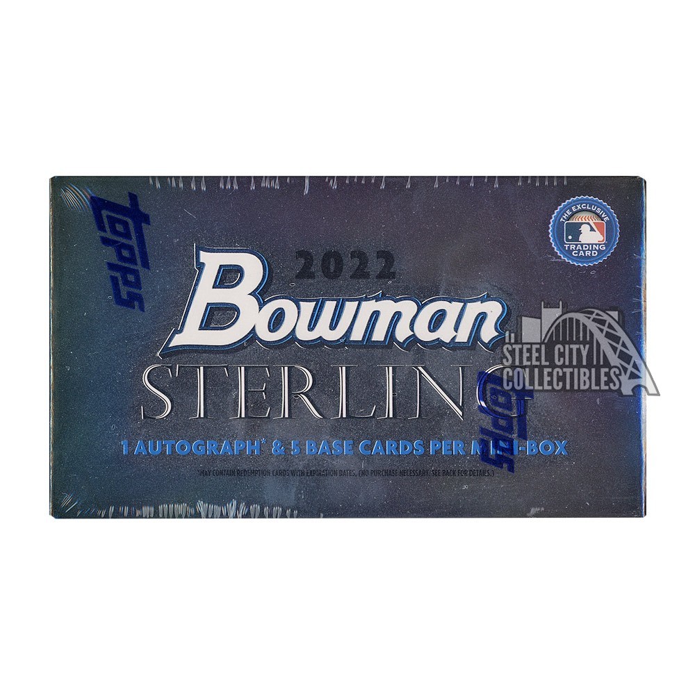 2022 Bowman Sterling Baseball Mini Box Steel City Collectibles