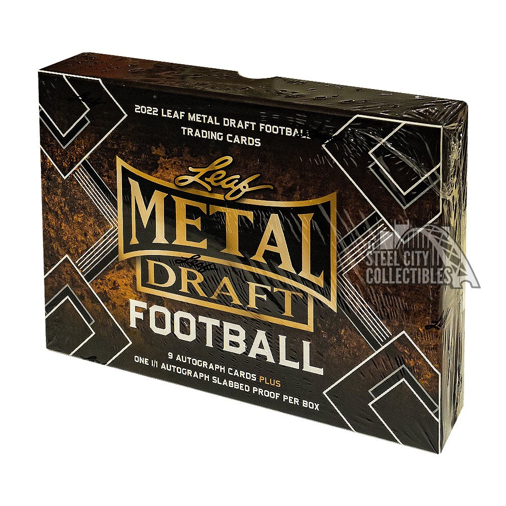 2022 Leaf Metal Draft Football Checklist, Details, Boxes, Reviews