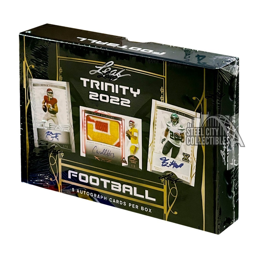 2022 Leaf Trinity Football Hobby Box