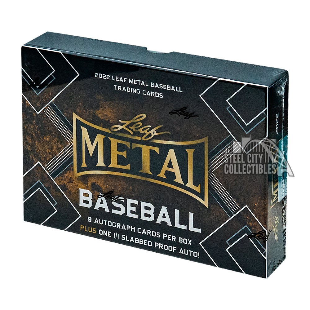 2022 Leaf Metal Baseball Jumbo Box Steel City Collectibles