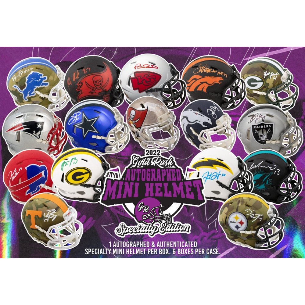 gold rush specialty mini helmet