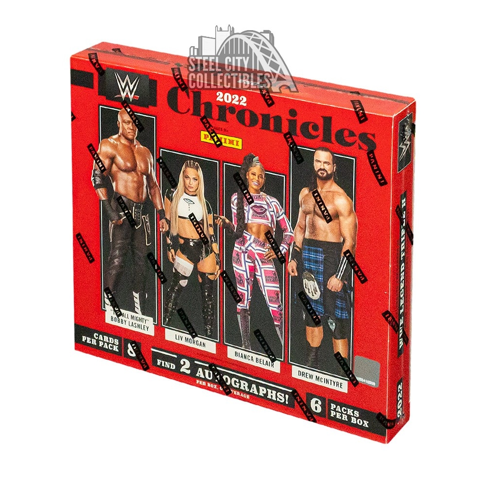 2022 Panini Chronicles WWE Hobby Box Steel City Collectibles