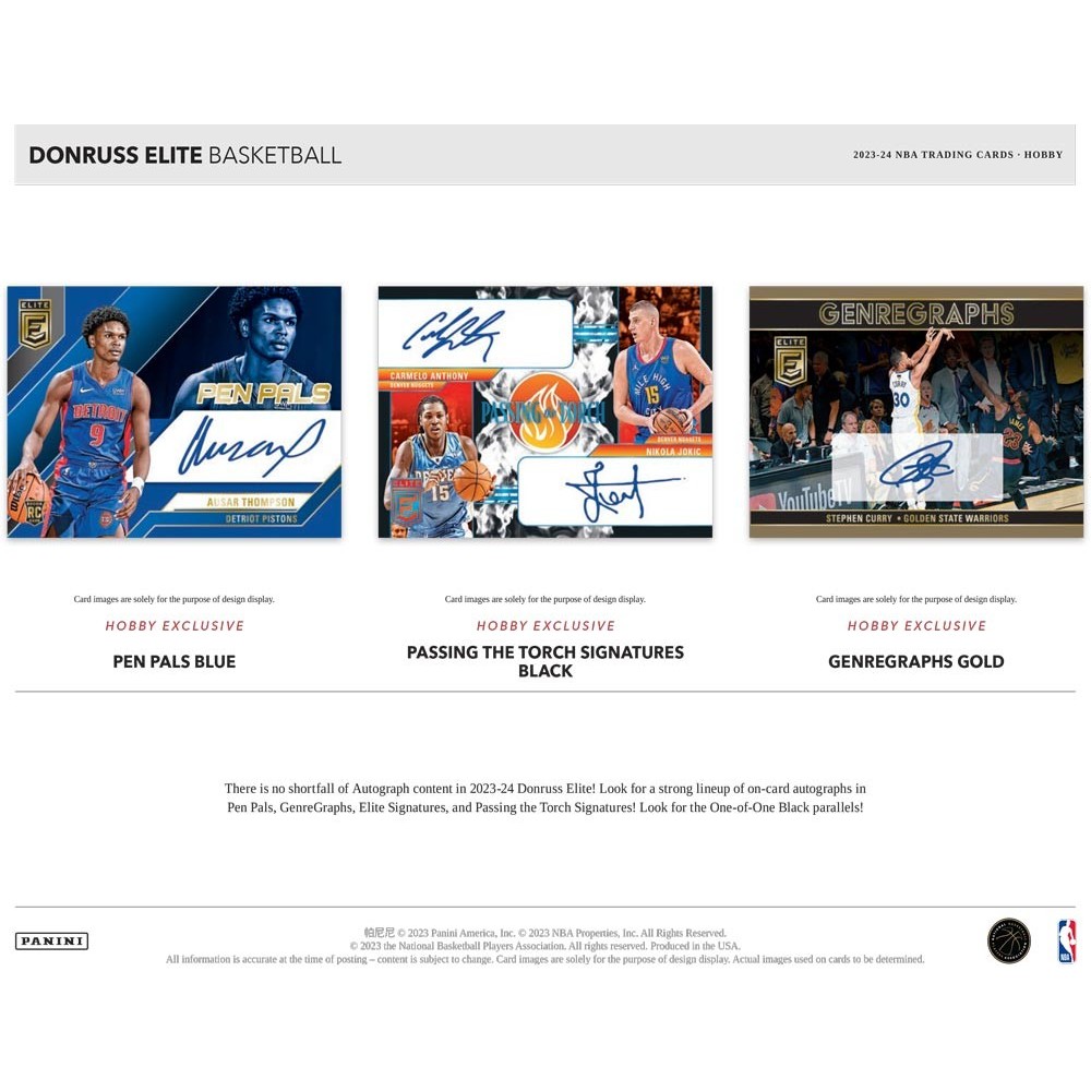 2023-24 Panini Donruss Elite Basketball Hobby 12-Box Case