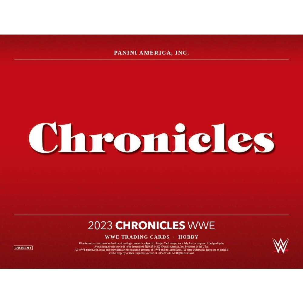 2023 Panini Chronicles WWE Hobby Box | Steel City Collectibles