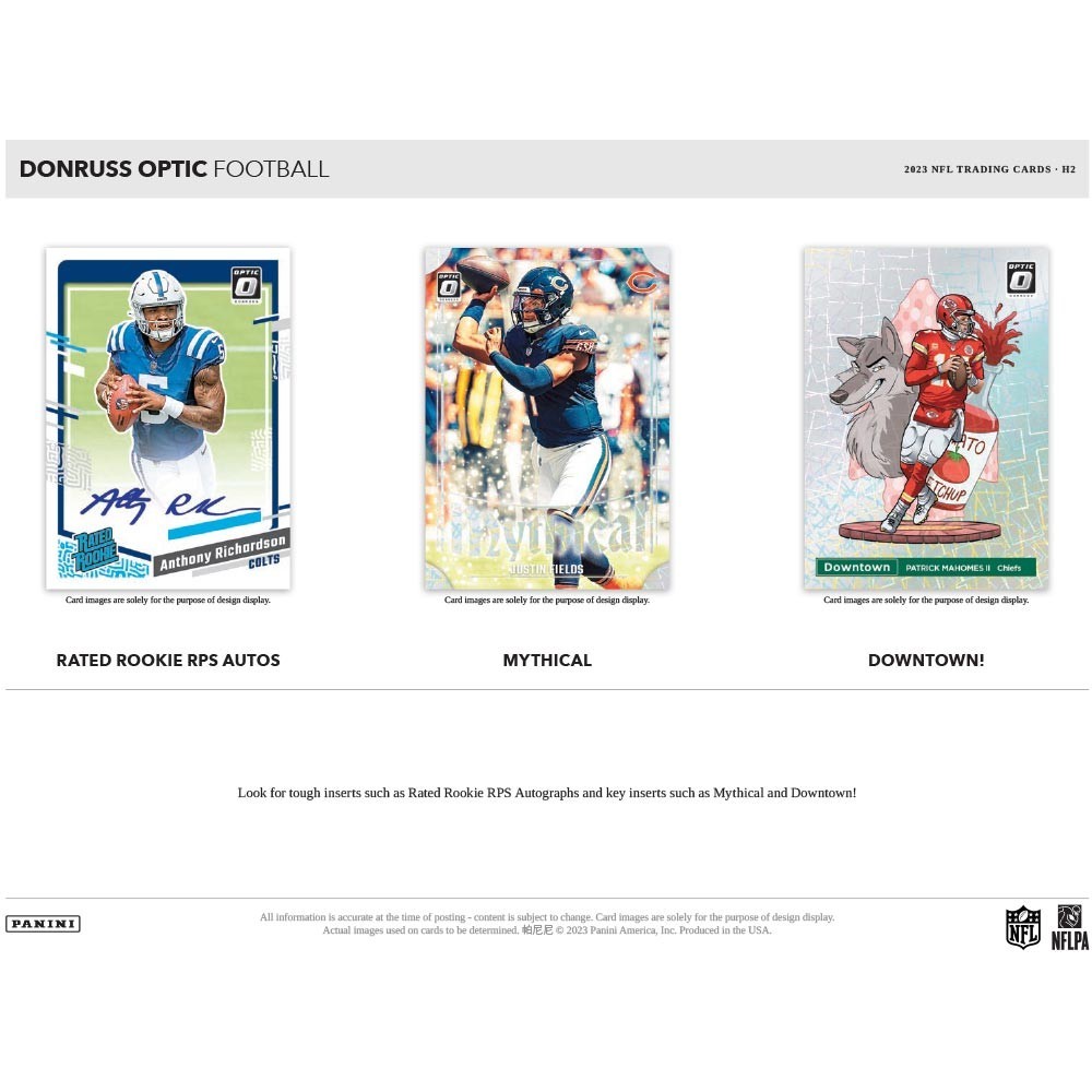 2023 Panini Donruss Optic Football Hobby H2 Box | Steel City