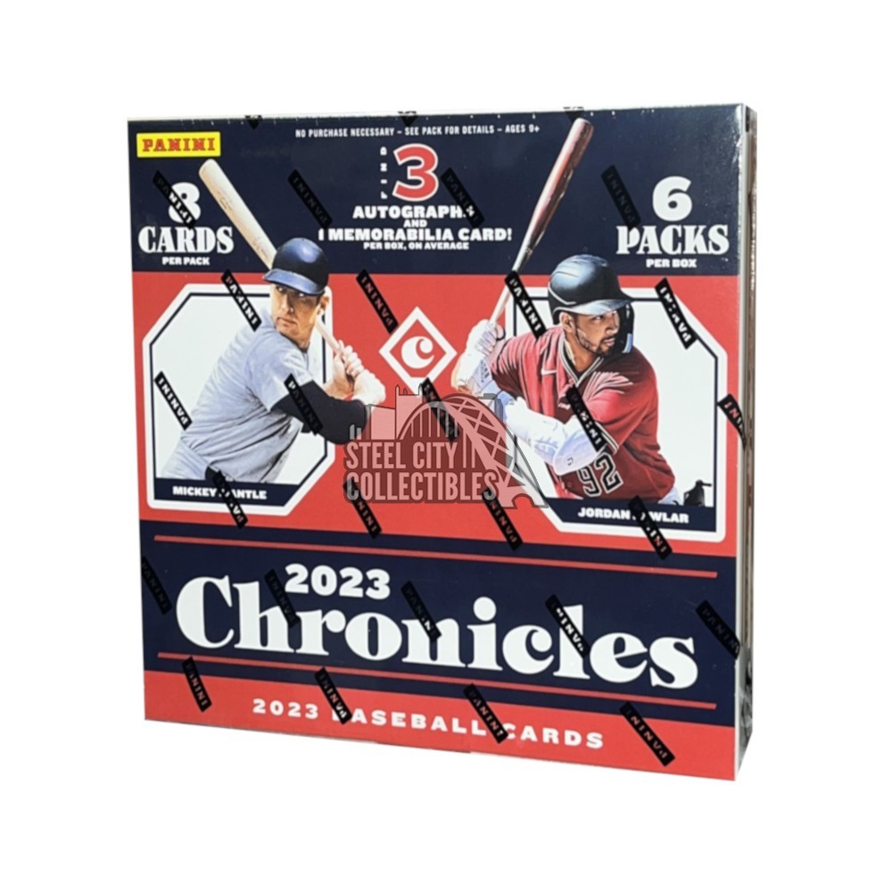 2023 Panini Chronicles Baseball Hobby Box Steel City Collectibles