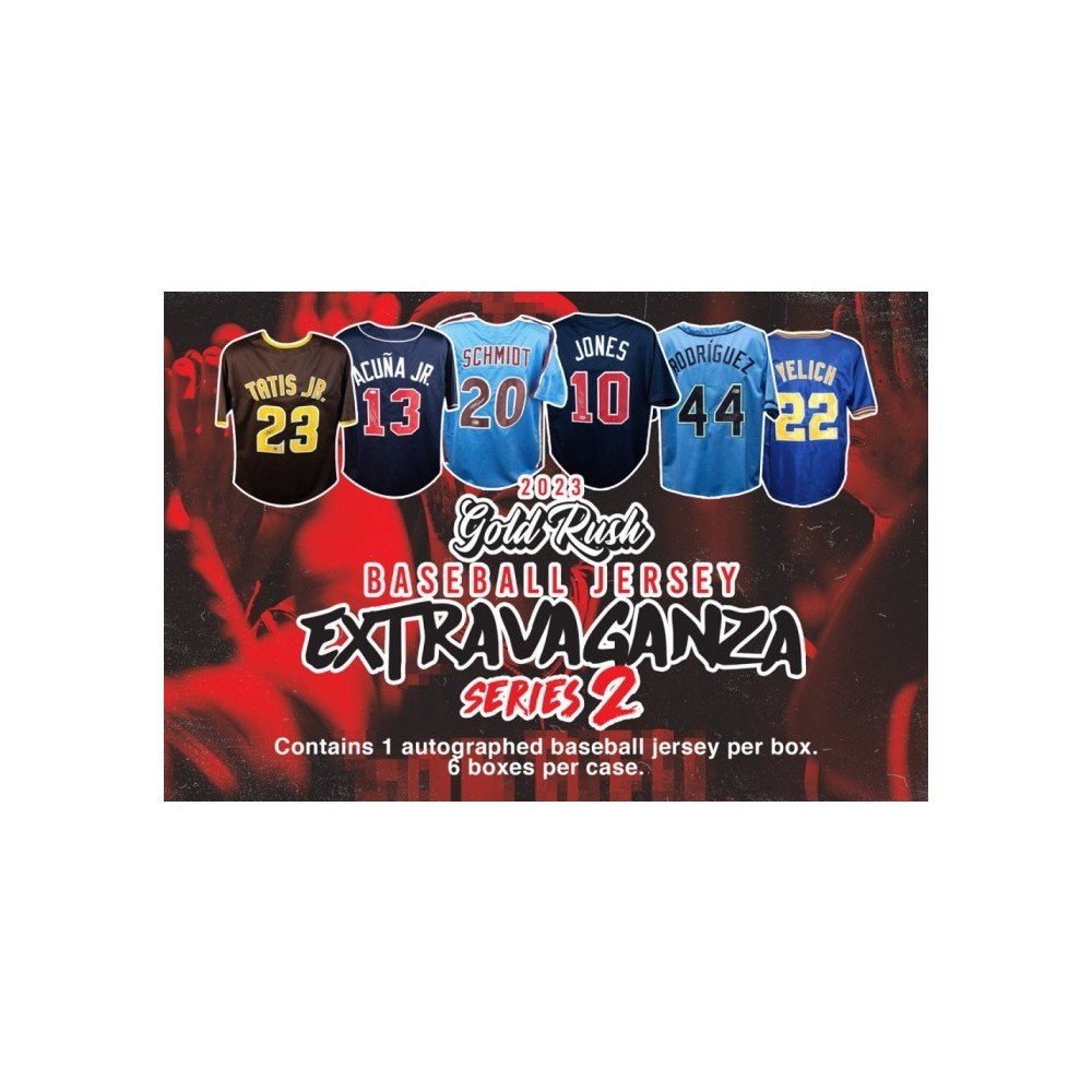 2023 Gold Rush Autographed Baseball Jersey Series 2 Box