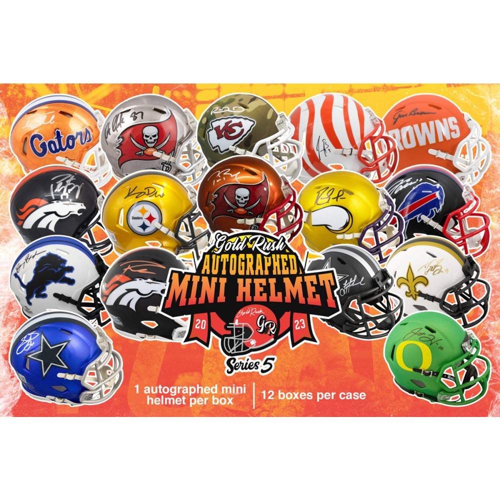 2023 Hit Parade Autographed Football Mini Helmet Series