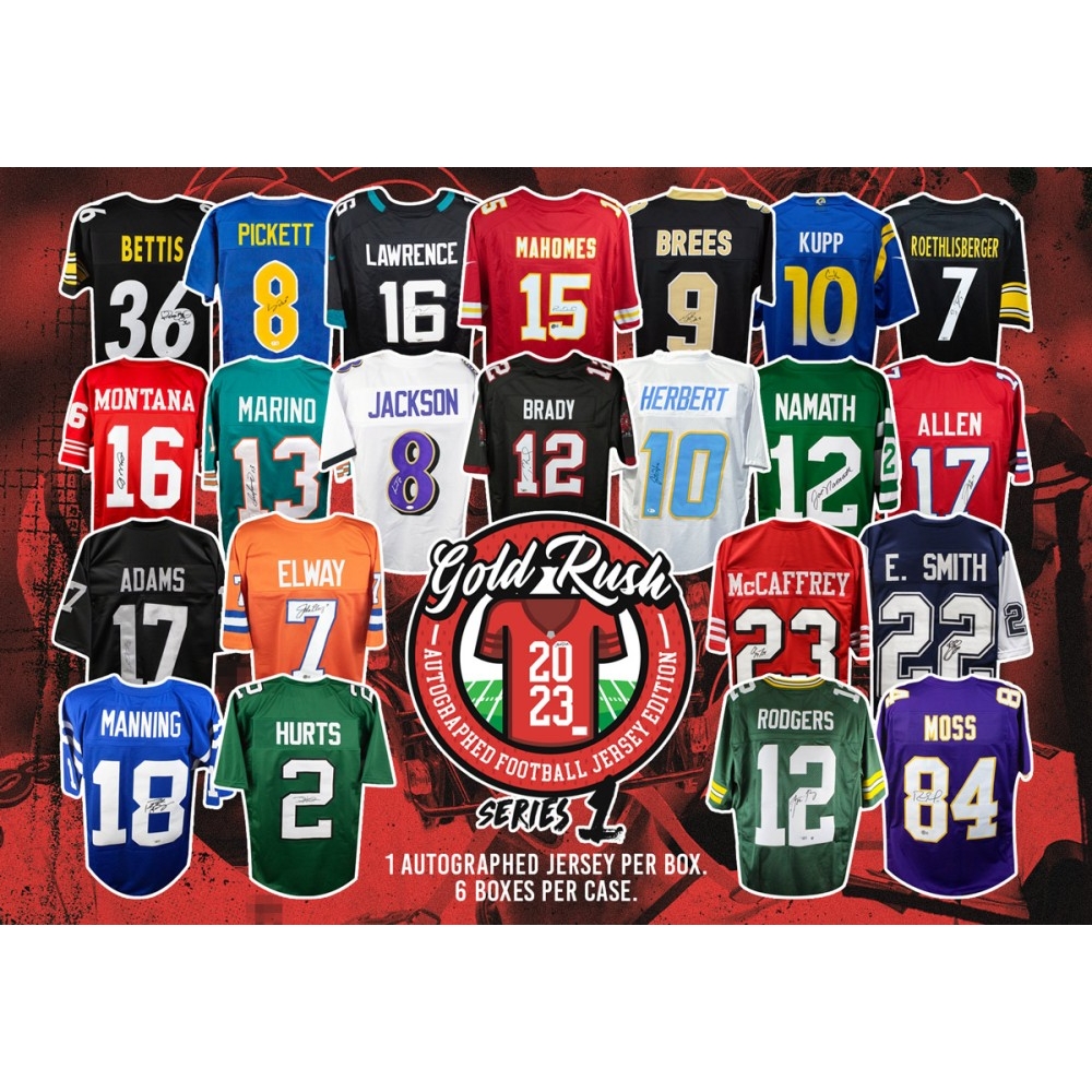 2023 Gold Rush Autographed Football Jersey Series 3 Edition Box -  Sports-card-zone