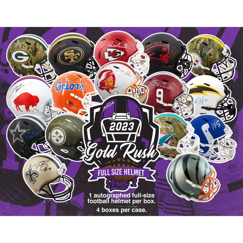 Autographed full hot sale size football helmets