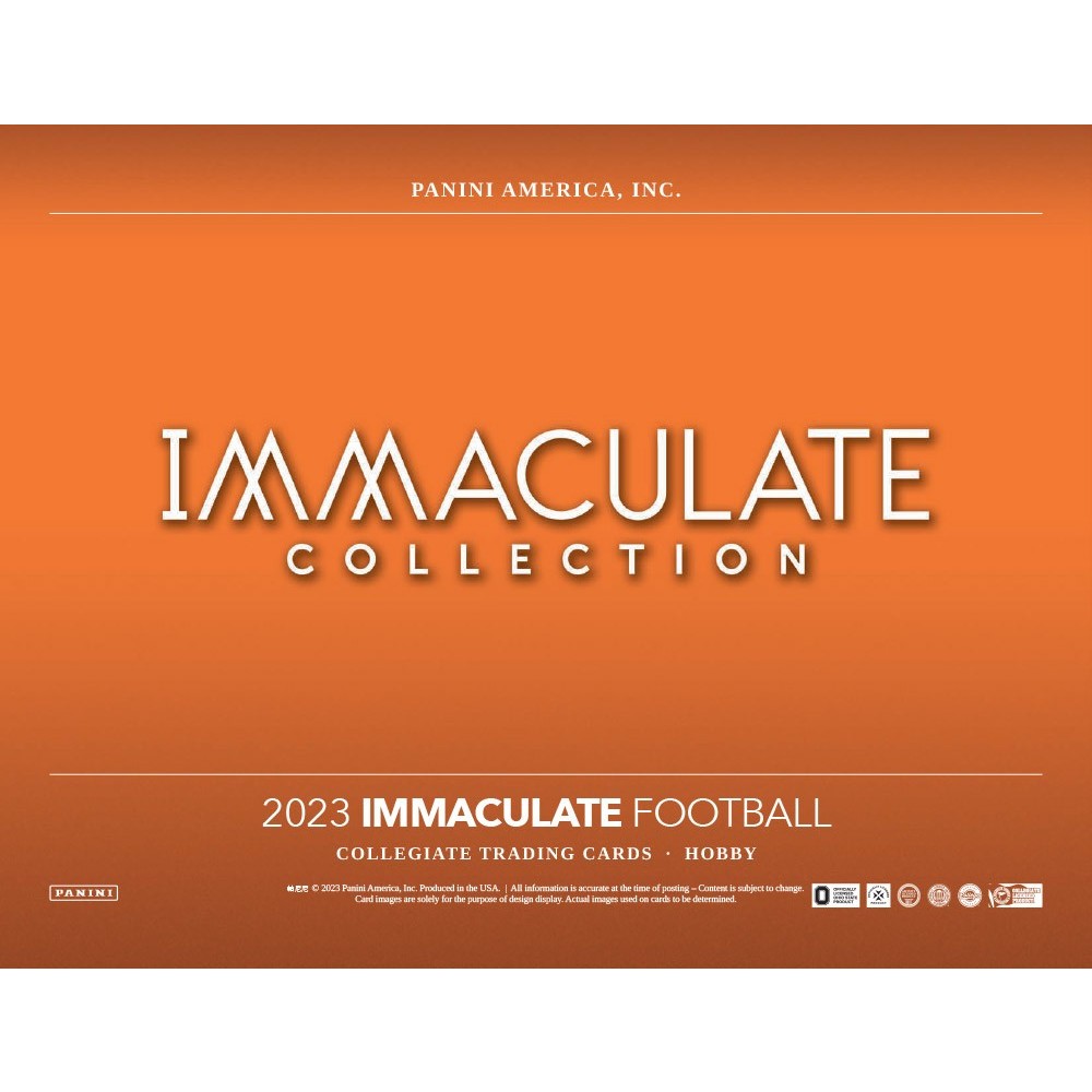 2023 Panini Immaculate Collegiate Football Hobby Box Steel City