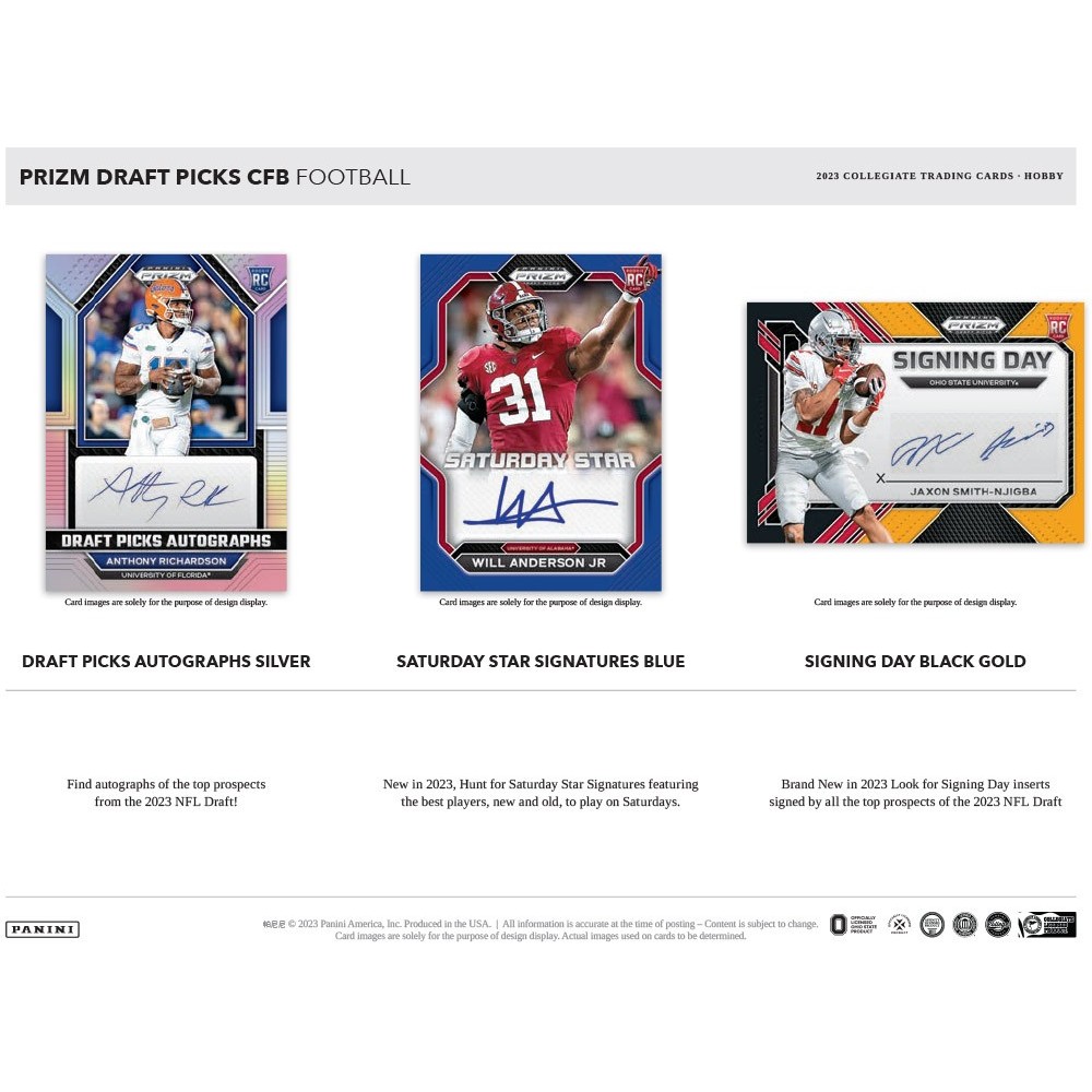 2019 Panini Prizm Draft Picks Football Cards Checklist, Release Date