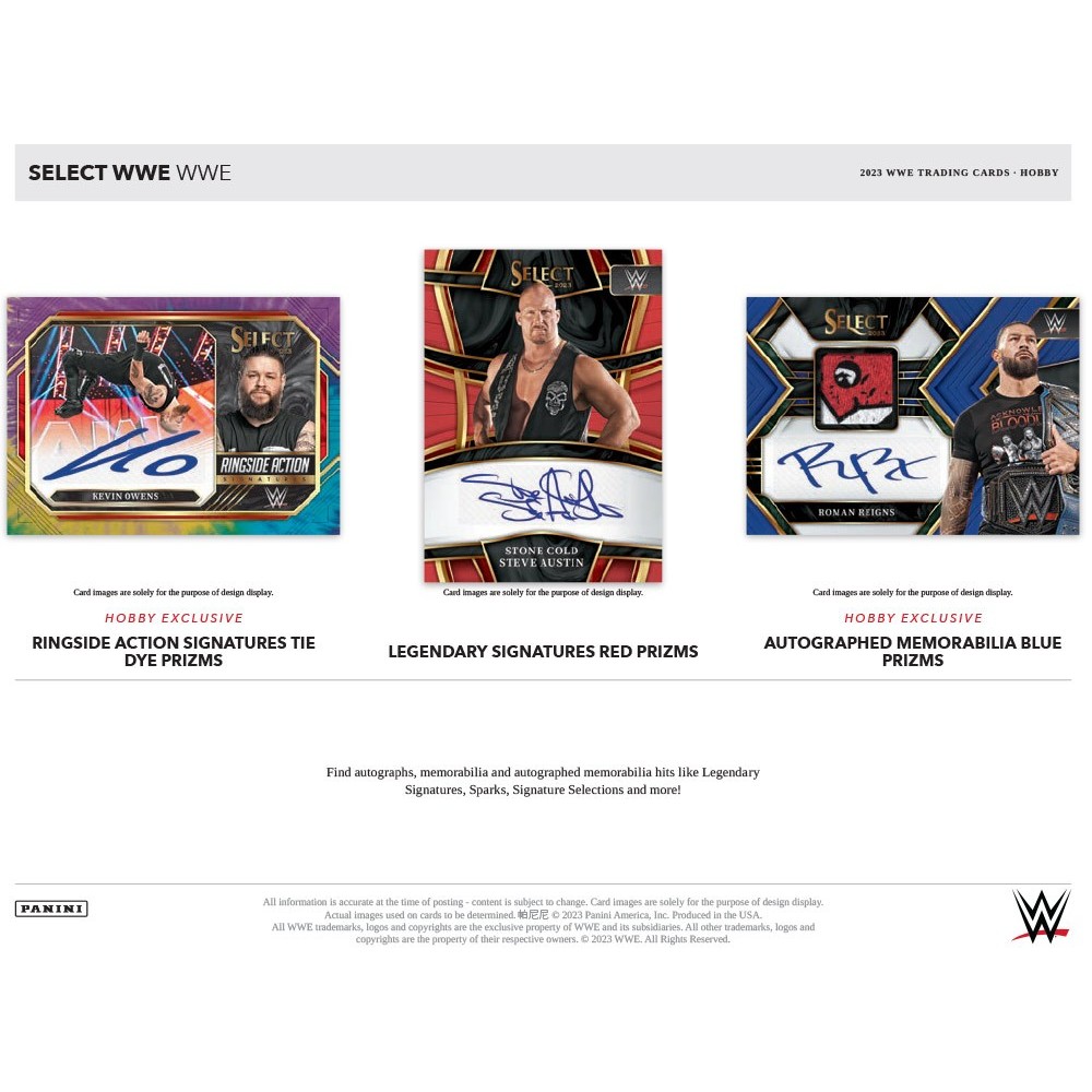 2023 Panini Select WWE Wrestling Hobby Box