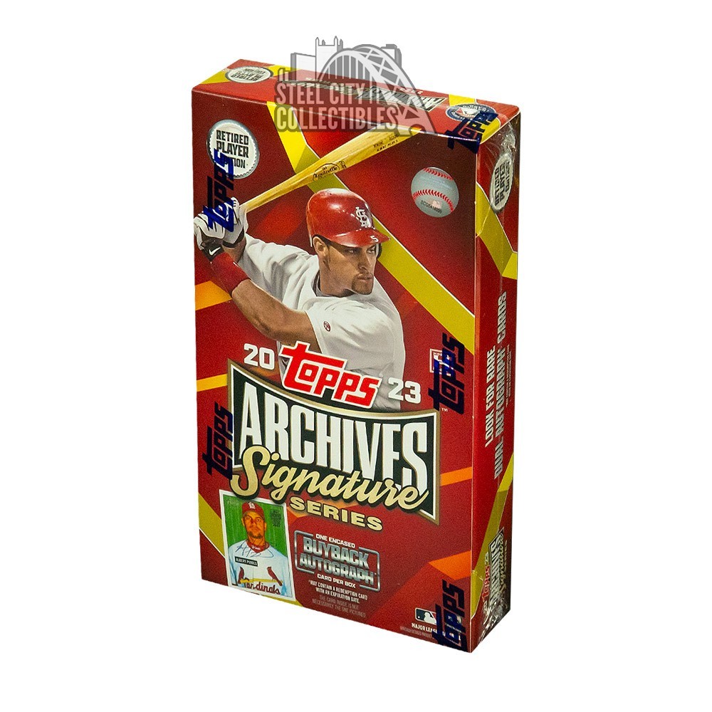 2023 Topps Archives Signature Series Baseball Retired Player Edition Hobby  Box