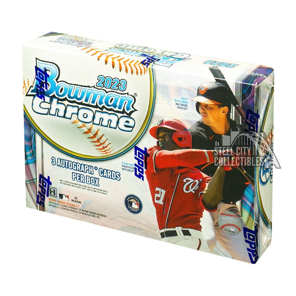 2023 Bowman Chrome Baseball HTA Choice Box Steel City Collectibles