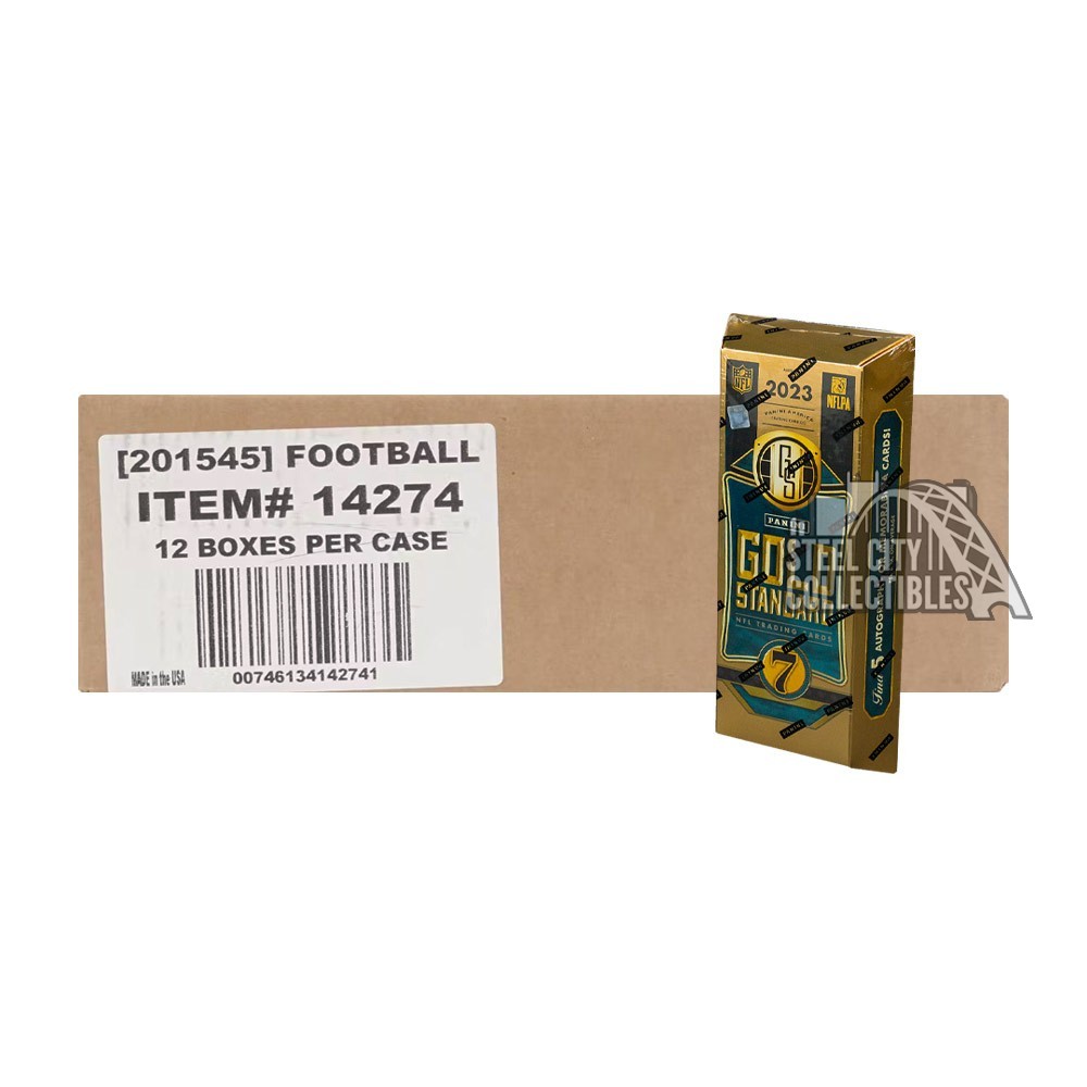 Panini Gold Standard Football Hobby Box Case Steel City Collectibles