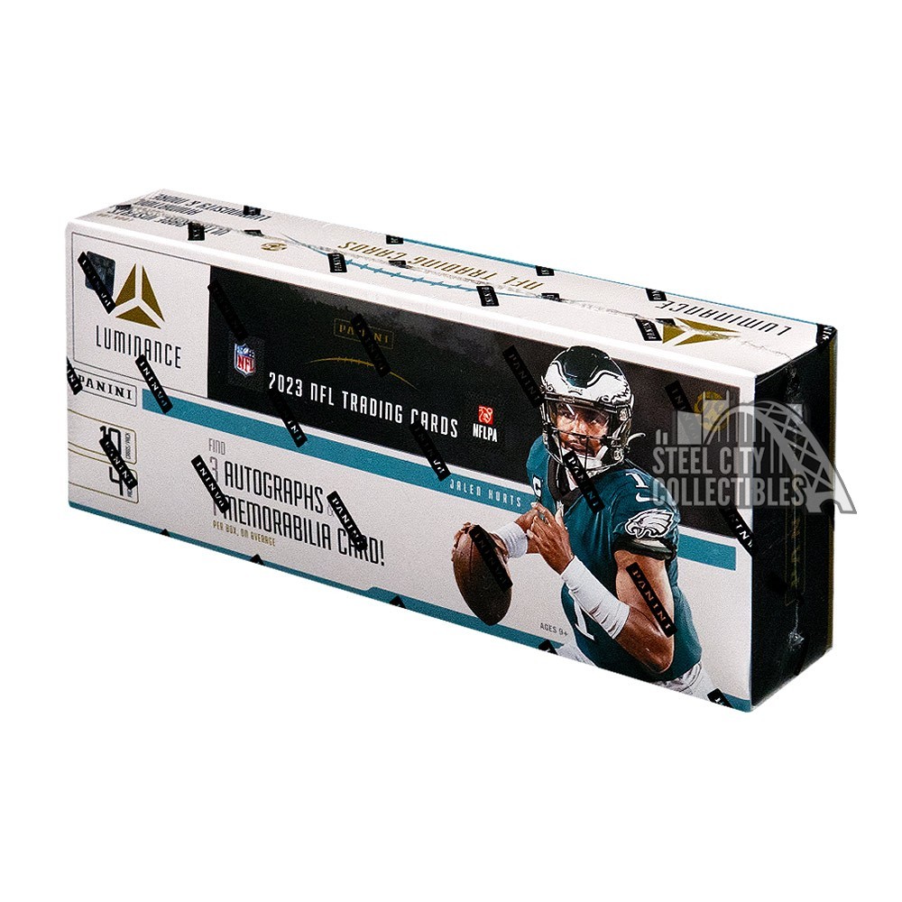 2023 Panini Luminance Football Hobby 12-Box Case | Steel City