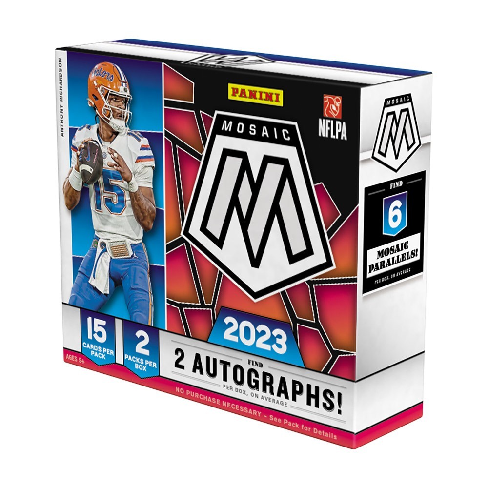 2022 Panini Mosaic Draft Picks Collegiate Football Checklist, Box Info