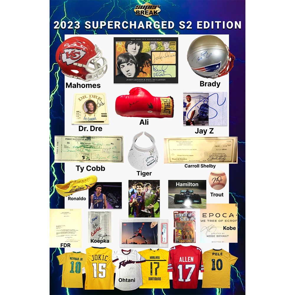 2023 Super Break Supercharged Series 2 5Box Case Steel City Collectibles