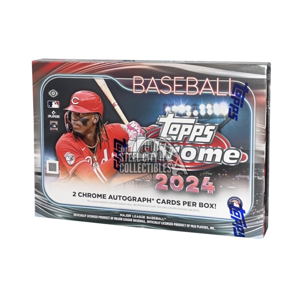 2024 Topps Chrome Baseball Breaker's Delight Box Steel City Collectibles