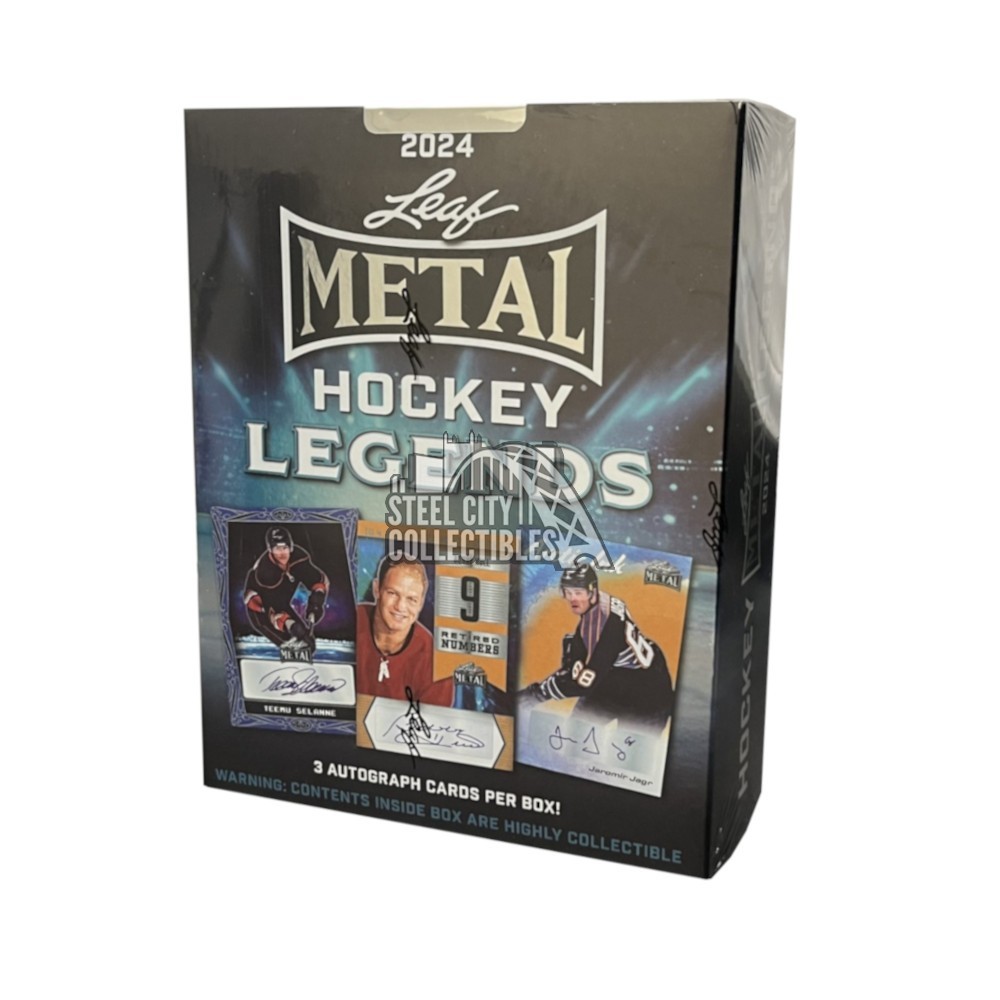 2024 Leaf Metal Hockey Legends Hobby Box Steel City Collectibles