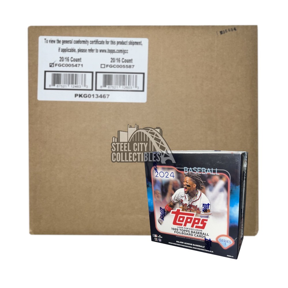 2024 Topps Series 1 Baseball Monster 20Box Case Steel City Collectibles