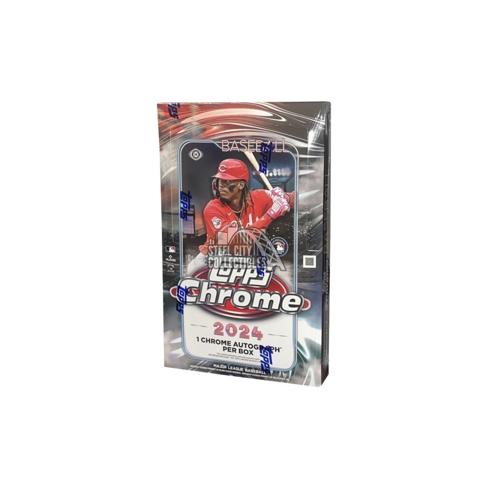 2024 Topps Chrome Baseball Hobby 6-Box (Half Case) Random 3-Team Group ...