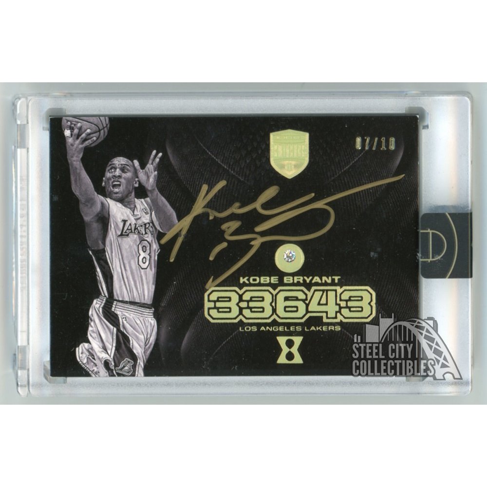 Kobe Bryant 2017-18 Panini Kobe Eminence 33643 Diamond Autograph 07/10 ...