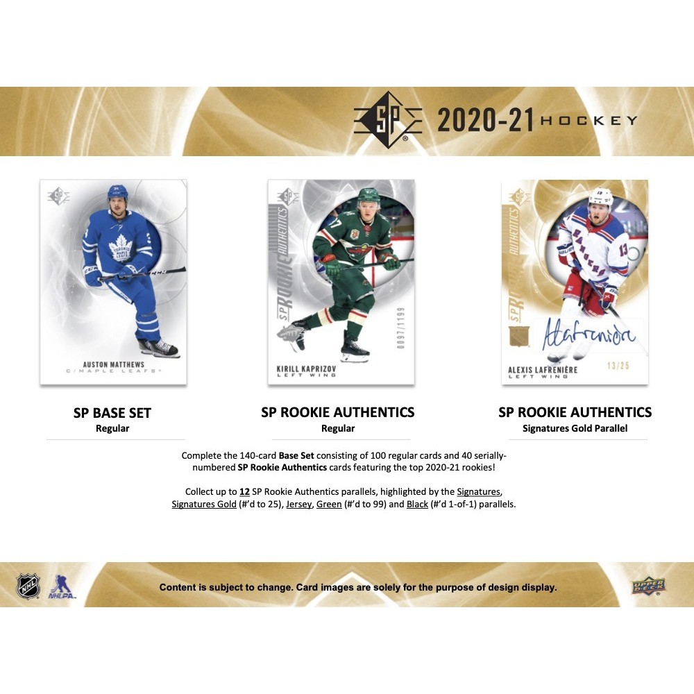 2020-21 Upper Deck SP Hockey Blaster Box