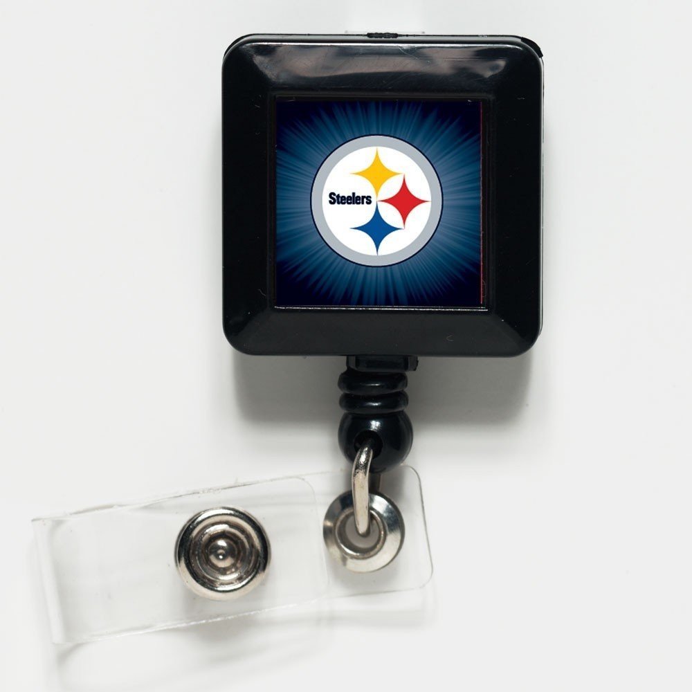 Pittsburgh Steelers NFL 30 Retractable Badge Holder